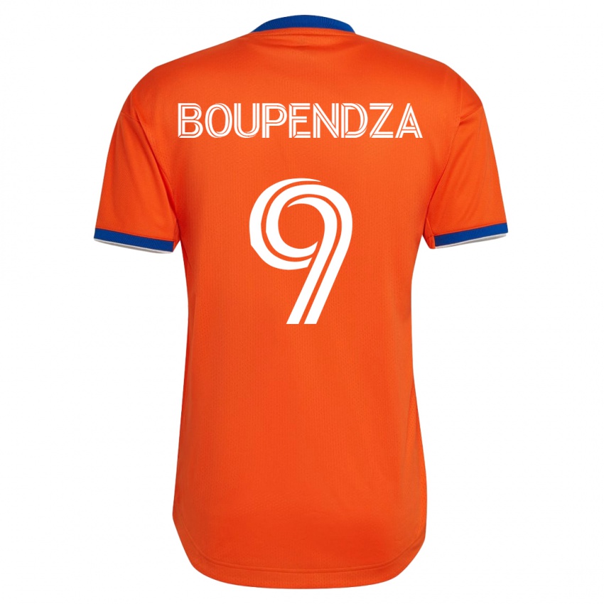Damen Aaron Boupendza #9 Weiß Auswärtstrikot Trikot 2023/24 T-Shirt