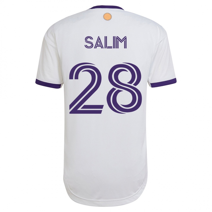 Damen Abdi Salim #28 Weiß Auswärtstrikot Trikot 2023/24 T-Shirt