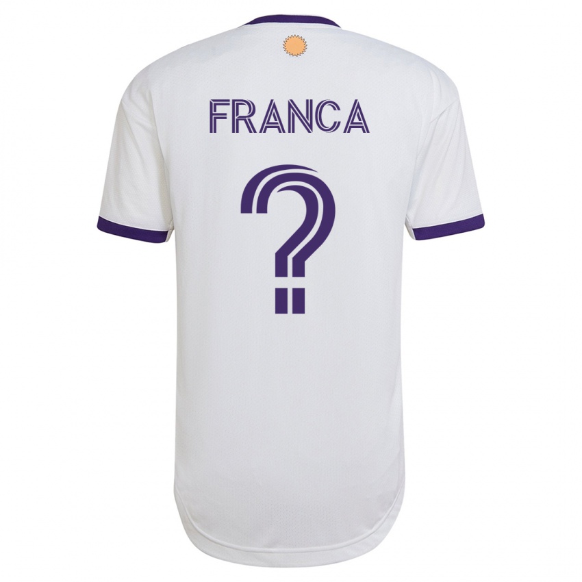 Damen Theo Franca #0 Weiß Auswärtstrikot Trikot 2023/24 T-Shirt