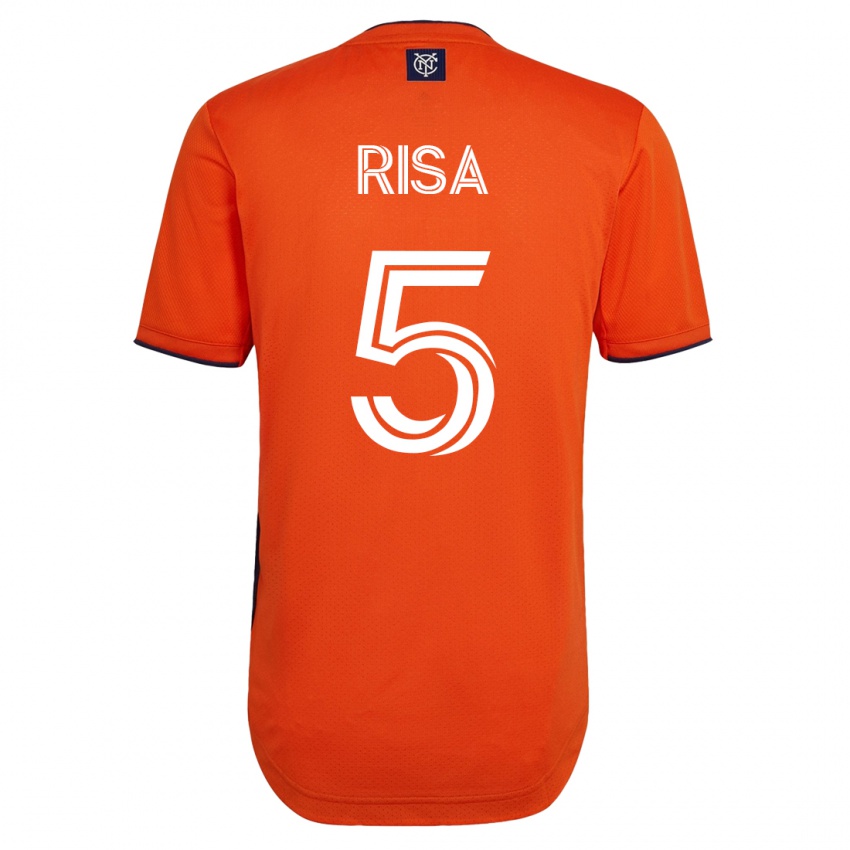 Damen Birk Risa #5 Schwarz Auswärtstrikot Trikot 2023/24 T-Shirt