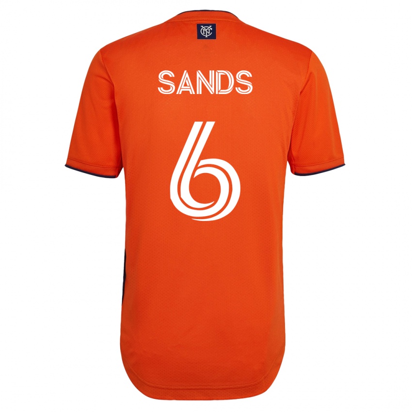 Damen James Sands #6 Schwarz Auswärtstrikot Trikot 2023/24 T-Shirt