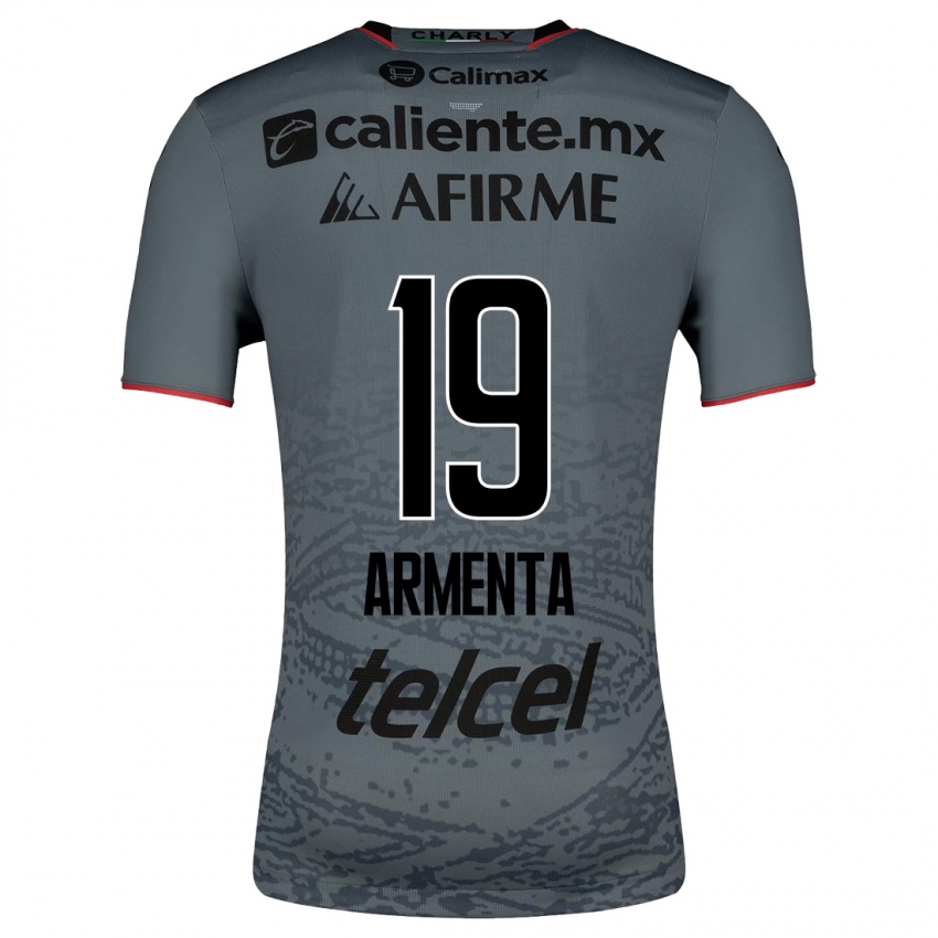 Damen Eduardo Armenta #19 Grau Auswärtstrikot Trikot 2023/24 T-Shirt