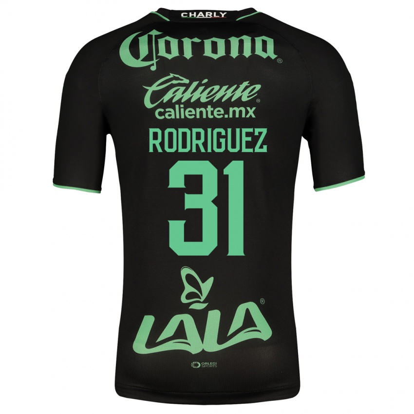 Damen Emerson Rodríguez #31 Schwarz Auswärtstrikot Trikot 2023/24 T-Shirt