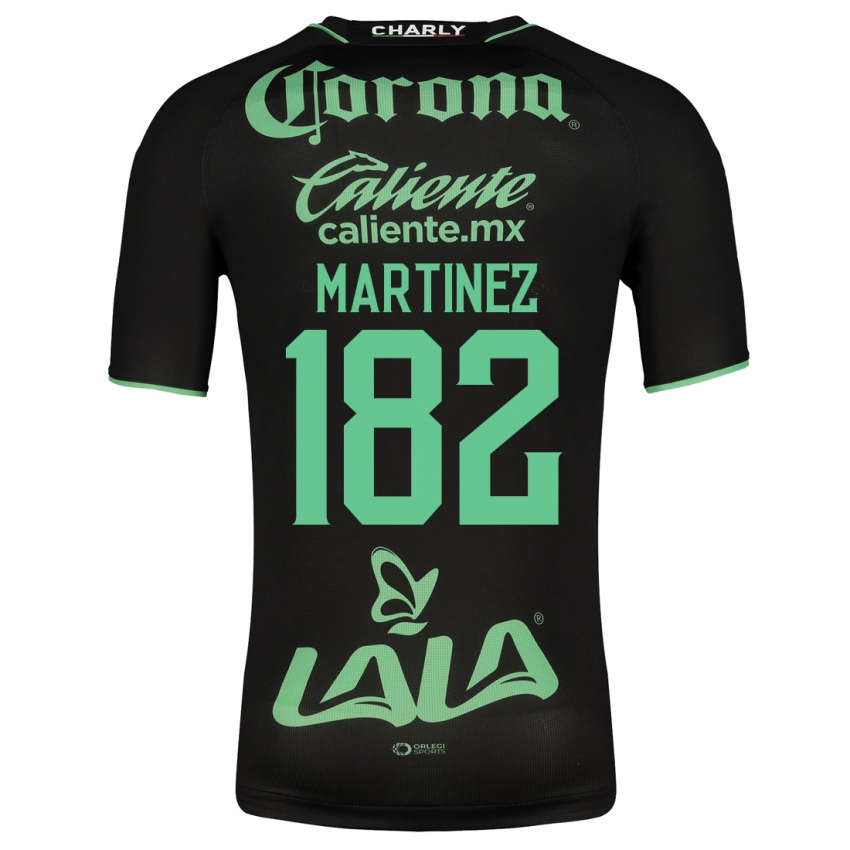 Damen Diego Martínez #182 Schwarz Auswärtstrikot Trikot 2023/24 T-Shirt