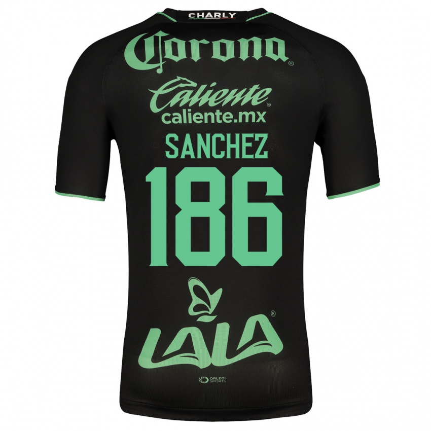 Damen David Sánchez #186 Schwarz Auswärtstrikot Trikot 2023/24 T-Shirt