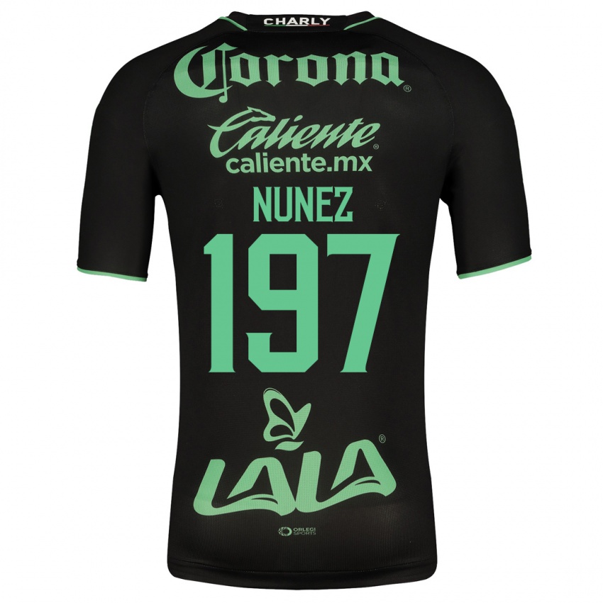 Damen Kevin Núñez #197 Schwarz Auswärtstrikot Trikot 2023/24 T-Shirt