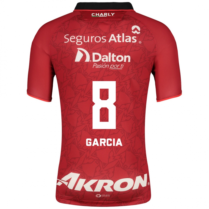 Damen Mateo García #8 Rot Auswärtstrikot Trikot 2023/24 T-Shirt