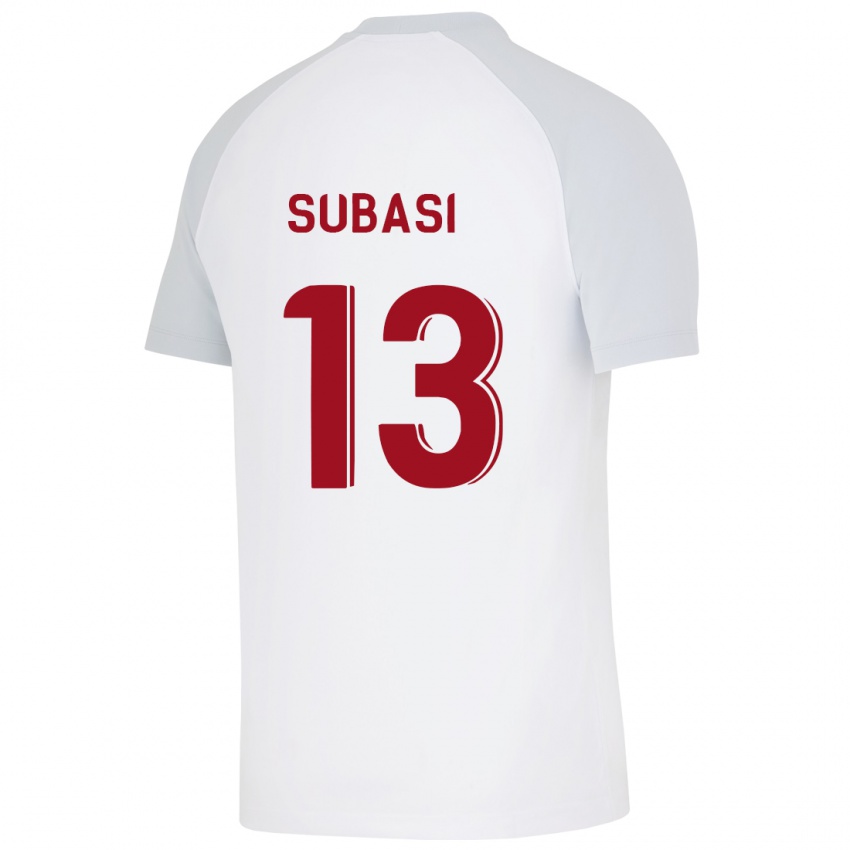 Damen Kadir Subasi #13 Weiß Auswärtstrikot Trikot 2023/24 T-Shirt