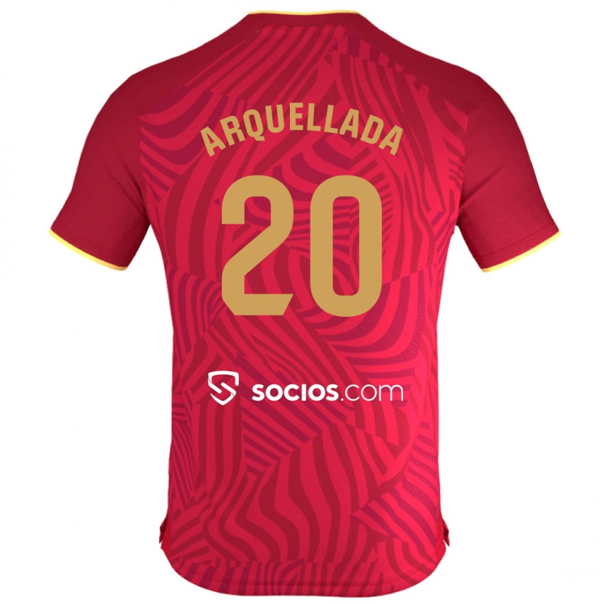 Damen Álvaro Arquellada #20 Rot Auswärtstrikot Trikot 2023/24 T-Shirt