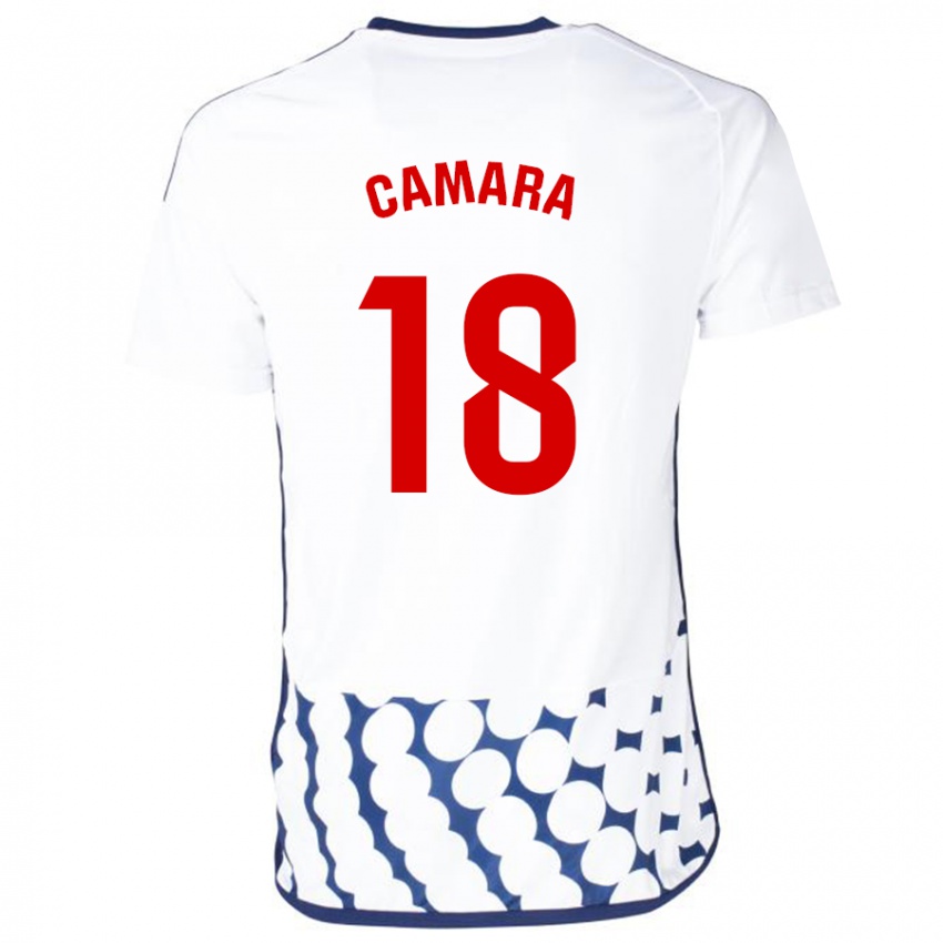 Damen Aaron Cámara #18 Weiß Auswärtstrikot Trikot 2023/24 T-Shirt