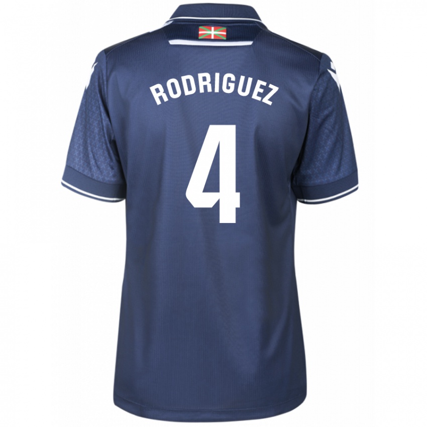 Damen Peru Rodriguez #4 Marine Auswärtstrikot Trikot 2023/24 T-Shirt