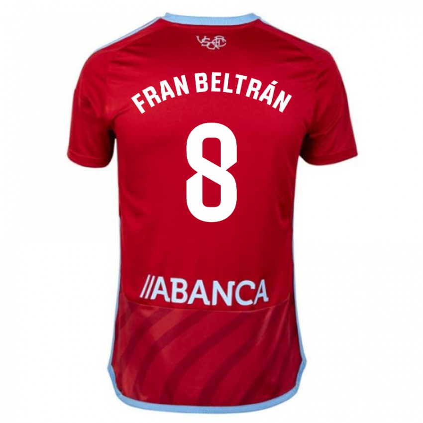 Damen Fran Beltran #8 Rot Auswärtstrikot Trikot 2023/24 T-Shirt