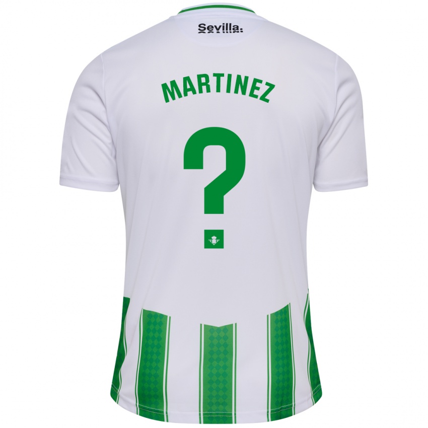 Kinder Pablo Martínez #0 Weiß Heimtrikot Trikot 2023/24 T-Shirt