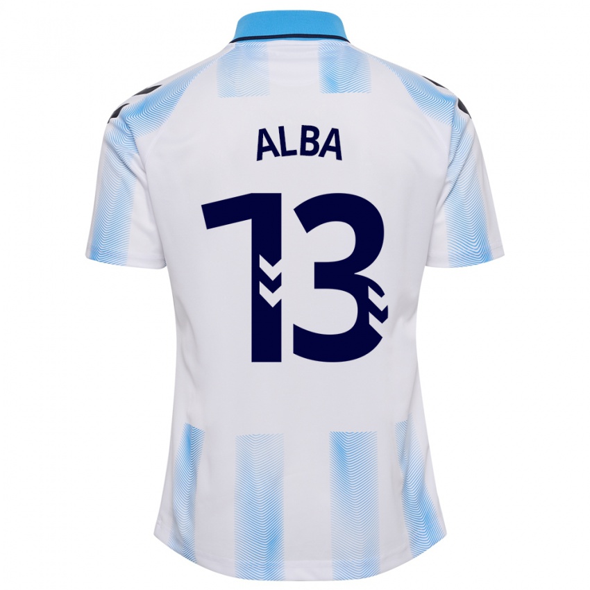 Kinder Alba #13 Weiß Blau Heimtrikot Trikot 2023/24 T-Shirt