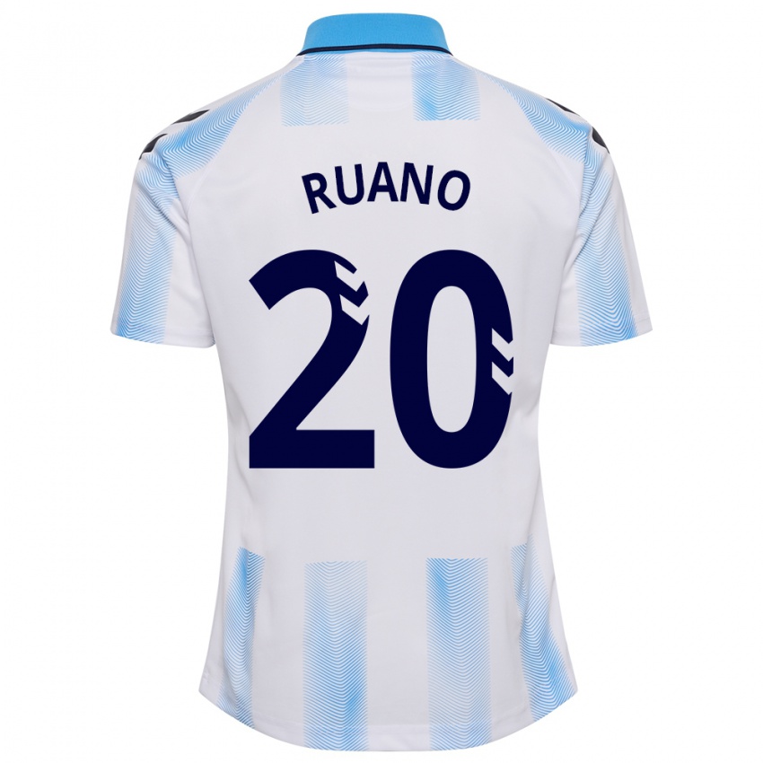 Kinder Celia Ruano #20 Weiß Blau Heimtrikot Trikot 2023/24 T-Shirt