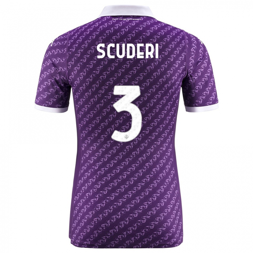 Kinder Giulio Scuderi #3 Violett Heimtrikot Trikot 2023/24 T-Shirt