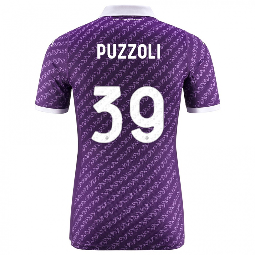 Kinder Giorgio Puzzoli #39 Violett Heimtrikot Trikot 2023/24 T-Shirt