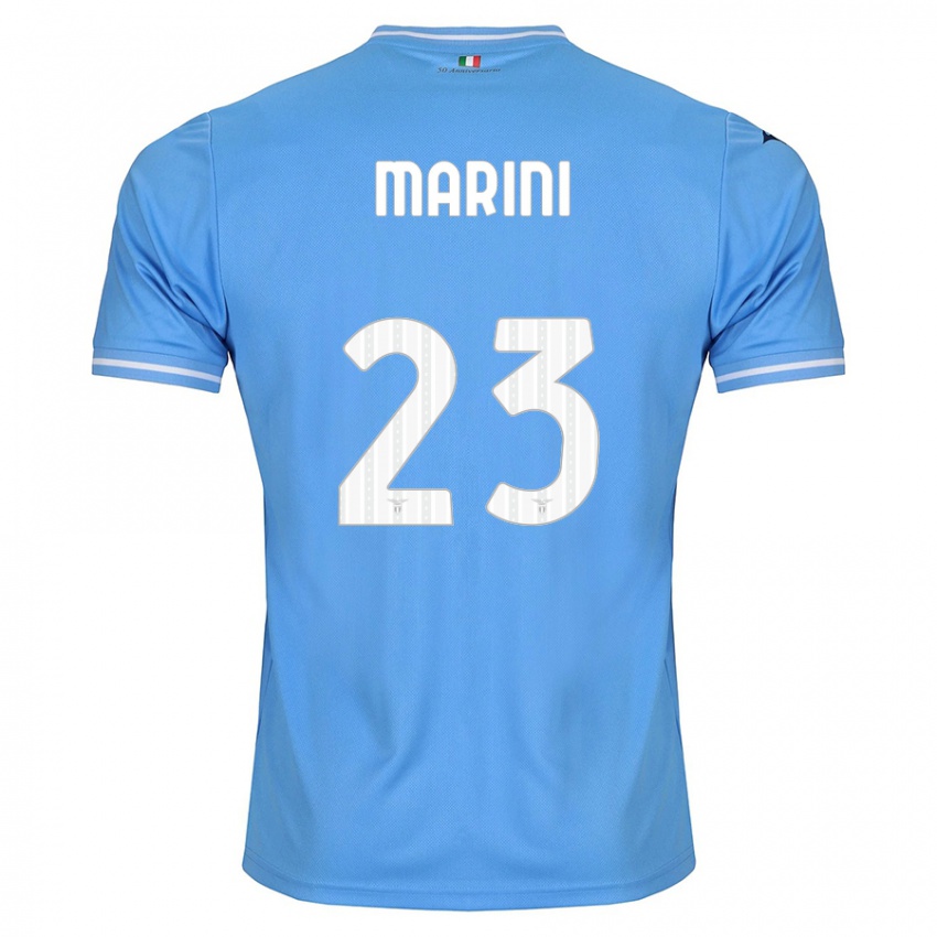 Kinder Matteo Marini #23 Blau Heimtrikot Trikot 2023/24 T-Shirt