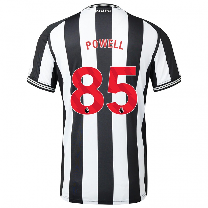 Kinder Rory Powell #85 Schwarz-Weiss Heimtrikot Trikot 2023/24 T-Shirt