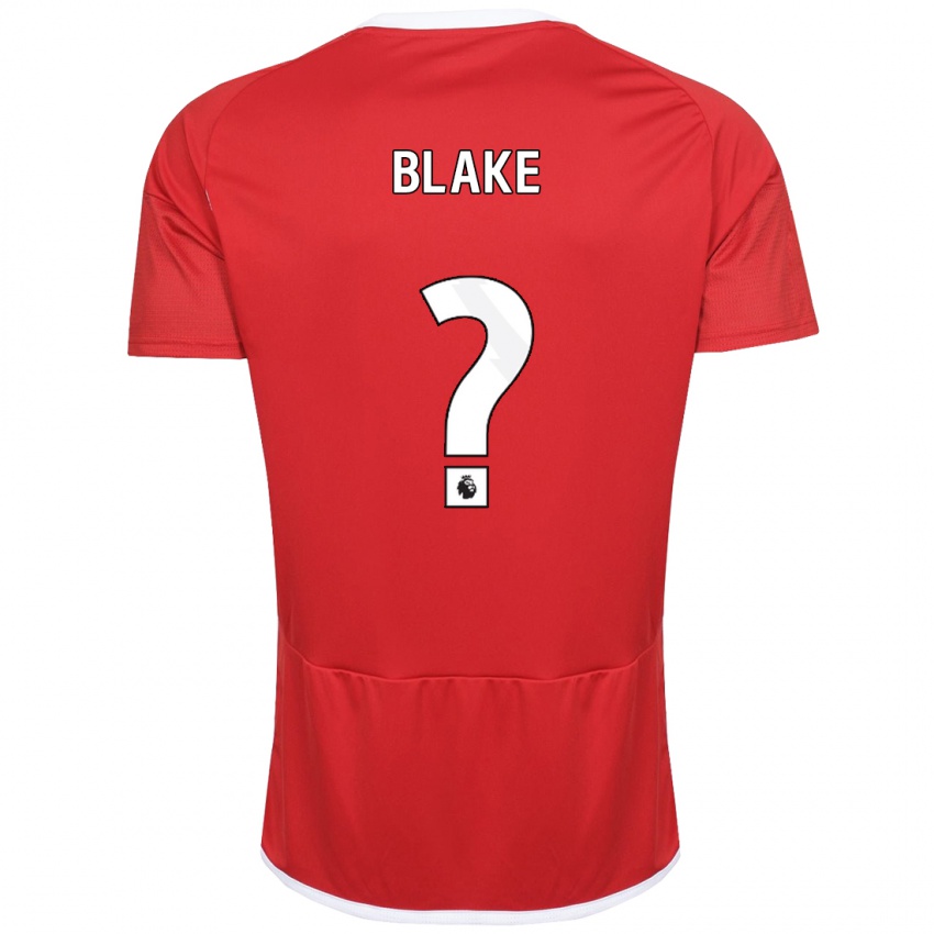 Kinder Zyan Blake #0 Rot Heimtrikot Trikot 2023/24 T-Shirt