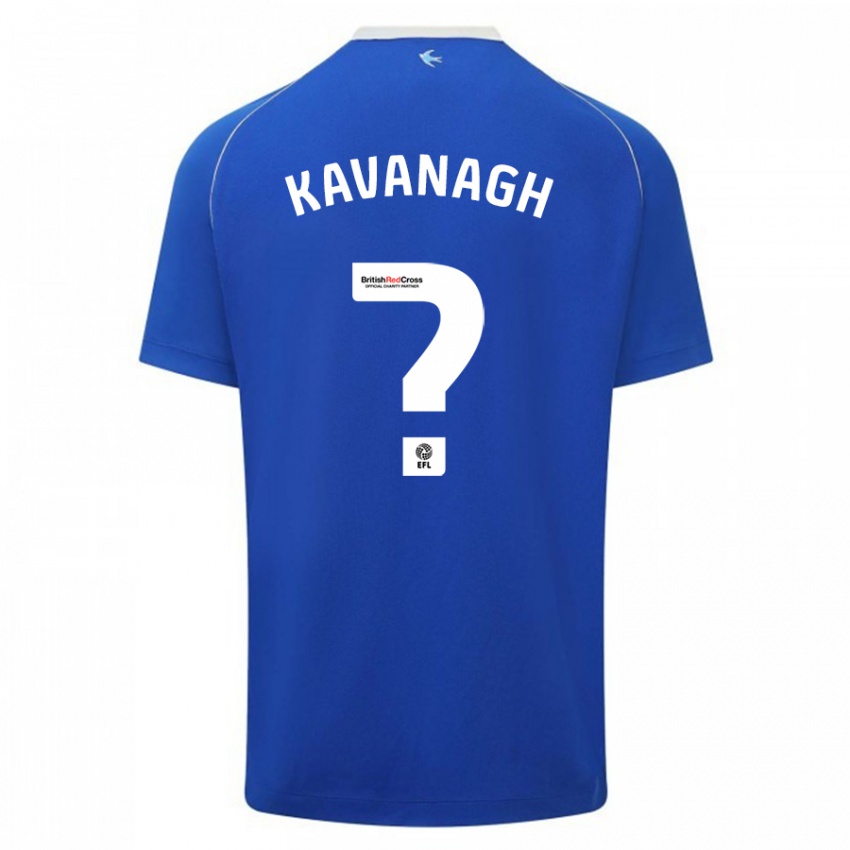 Kinder Ryan Kavanagh #0 Blau Heimtrikot Trikot 2023/24 T-Shirt