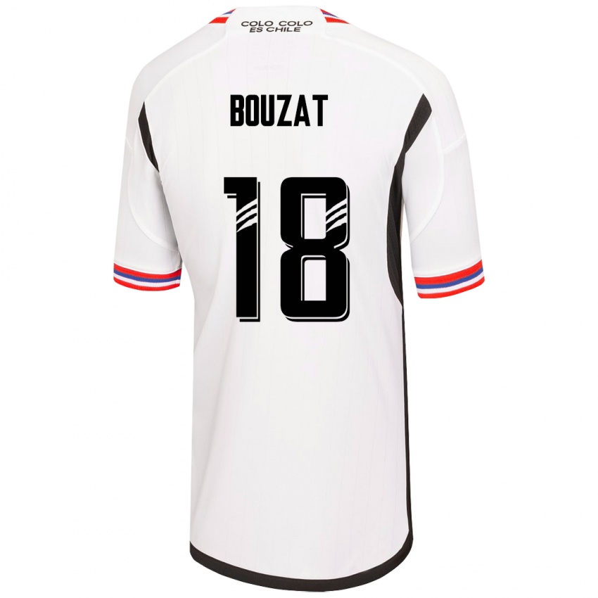 Kinder Agustín Bouzat #18 Weiß Heimtrikot Trikot 2023/24 T-Shirt