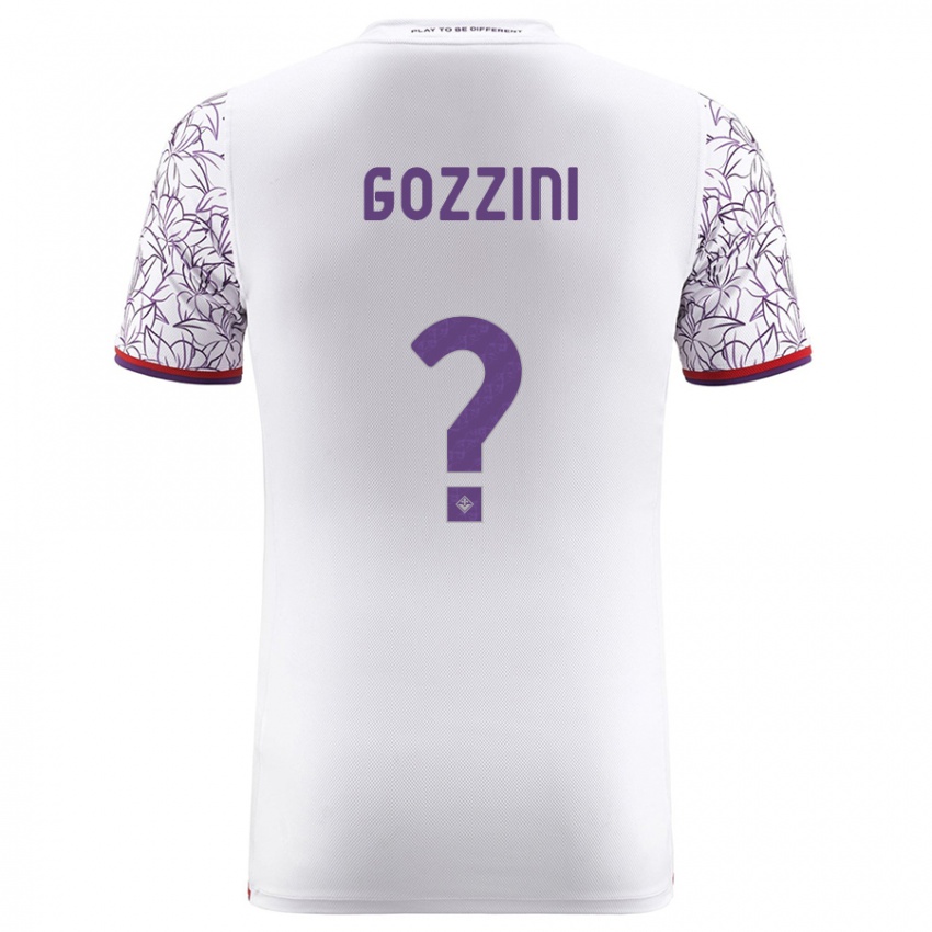 Kinder Gozzini #0 Weiß Auswärtstrikot Trikot 2023/24 T-Shirt