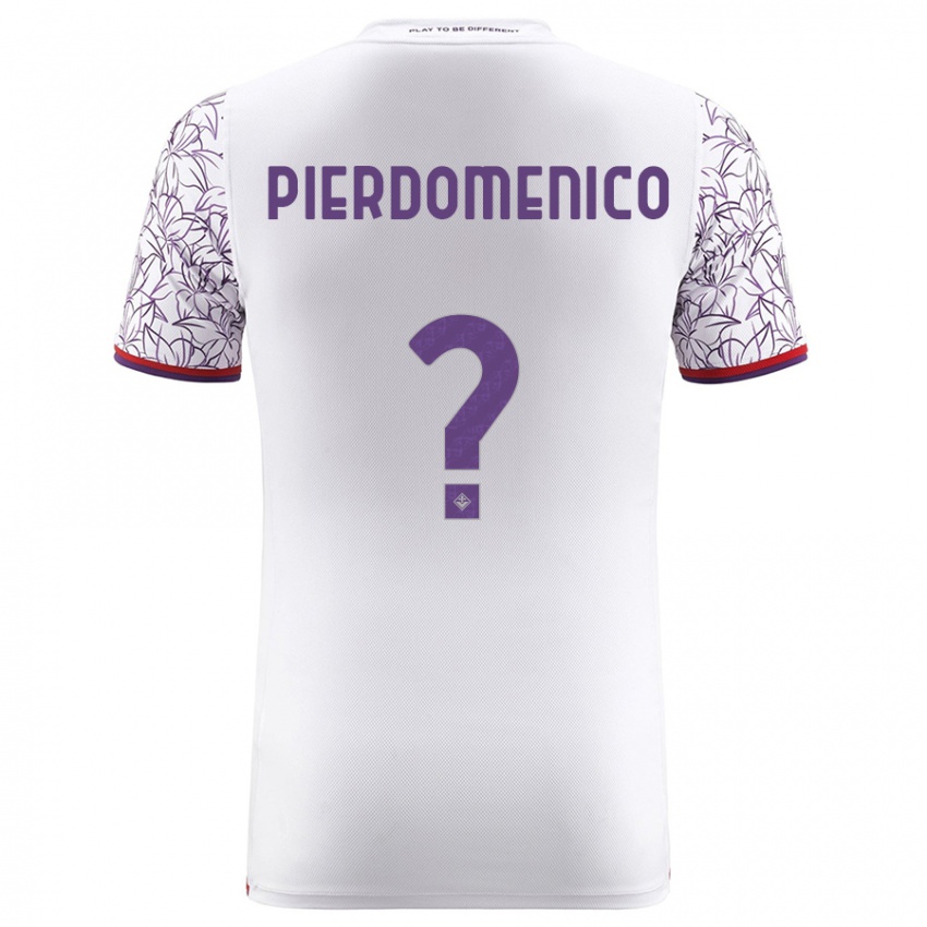 Kinder Jacopo Di Pierdomenico #0 Weiß Auswärtstrikot Trikot 2023/24 T-Shirt