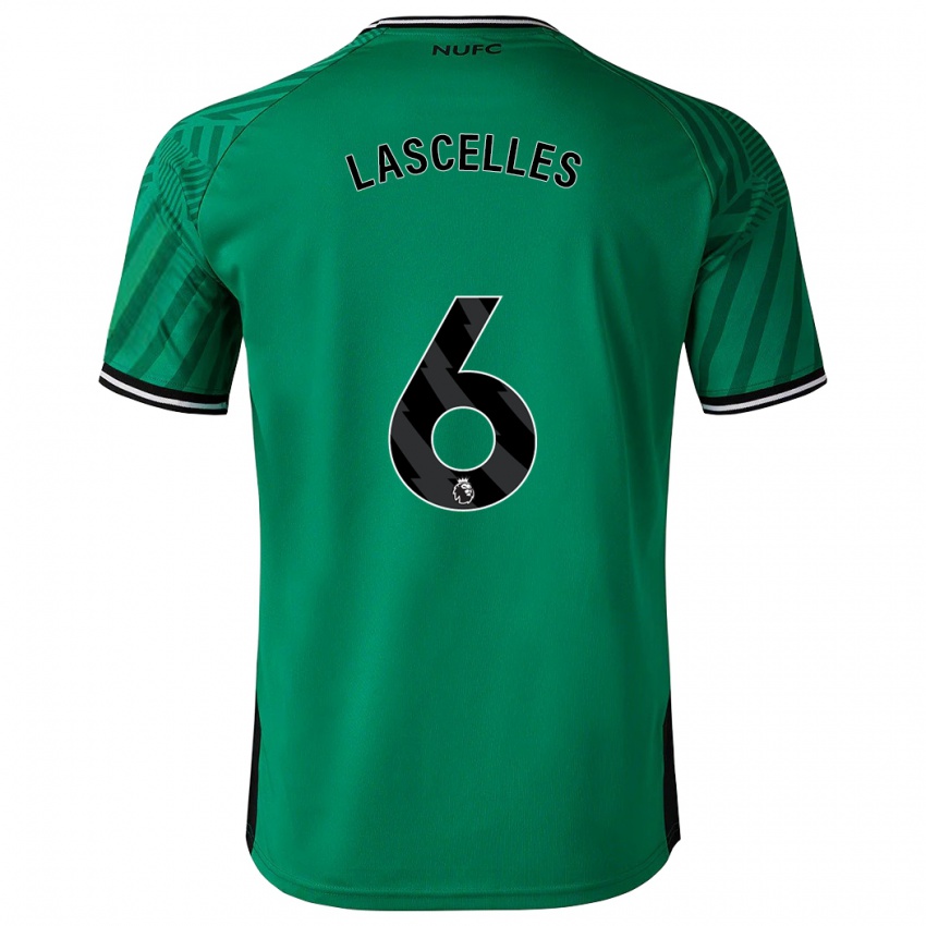 Kinder Jamaal Lascelles #6 Grün Auswärtstrikot Trikot 2023/24 T-Shirt