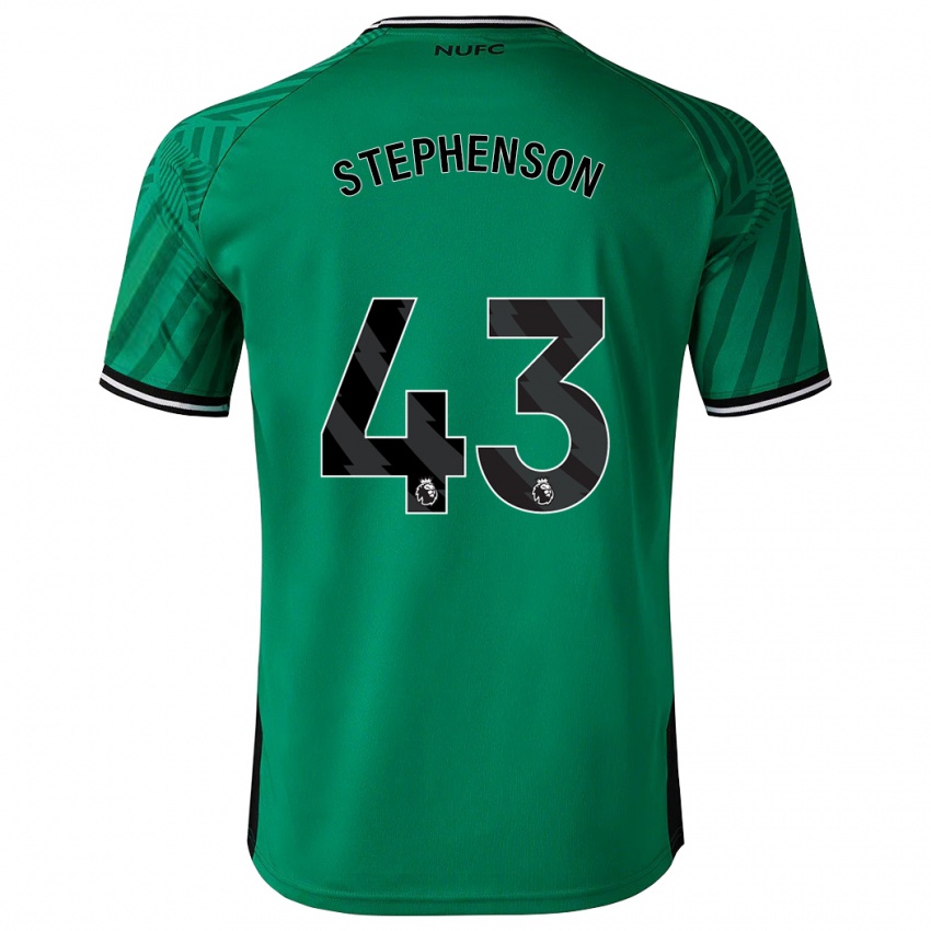 Kinder Dylan Stephenson #43 Grün Auswärtstrikot Trikot 2023/24 T-Shirt