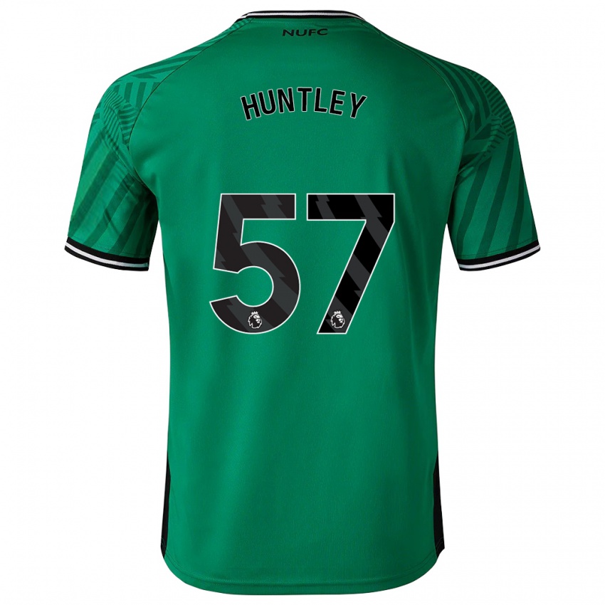 Kinder James Huntley #57 Grün Auswärtstrikot Trikot 2023/24 T-Shirt
