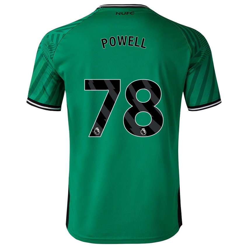 Kinder Harry Powell #78 Grün Auswärtstrikot Trikot 2023/24 T-Shirt