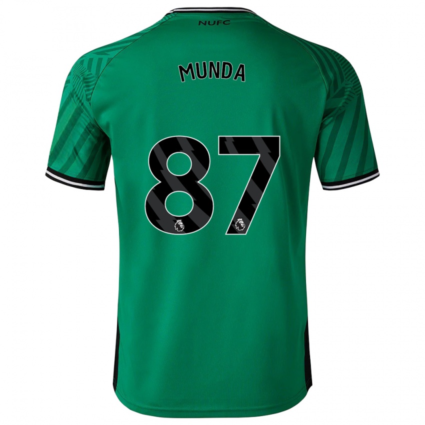 Kinder Anthony Munda #87 Grün Auswärtstrikot Trikot 2023/24 T-Shirt