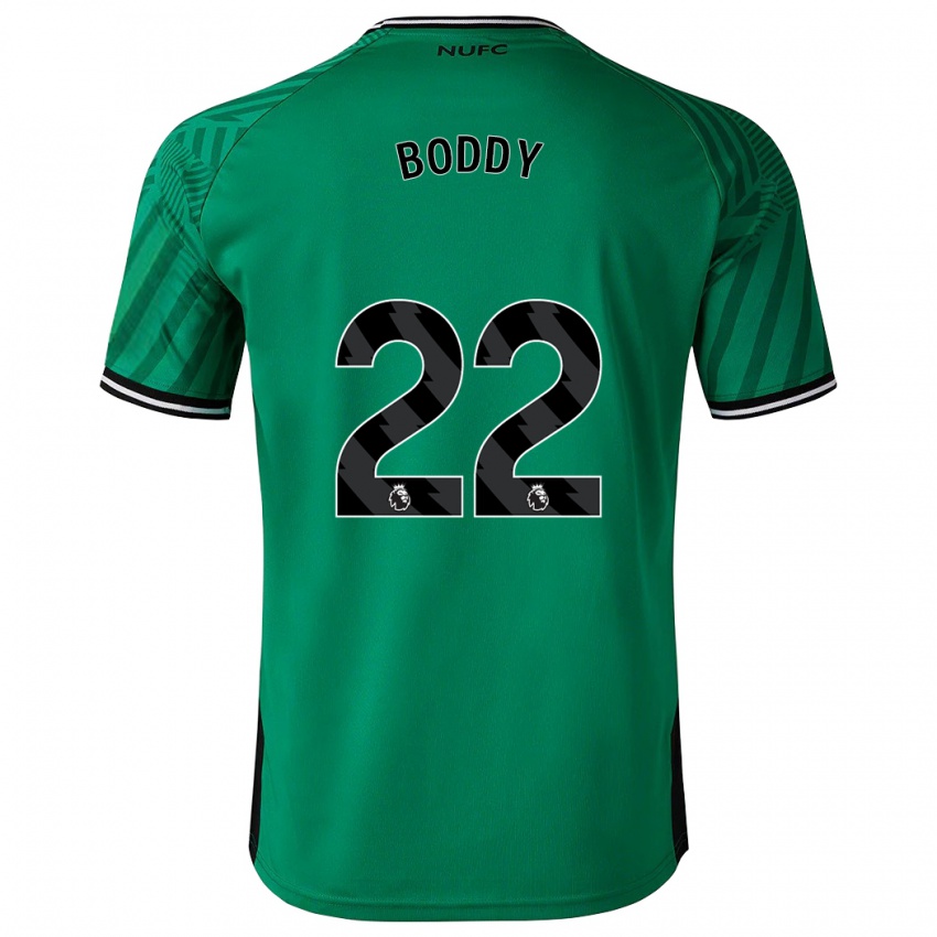 Kinder Elysia Boddy #22 Grün Auswärtstrikot Trikot 2023/24 T-Shirt