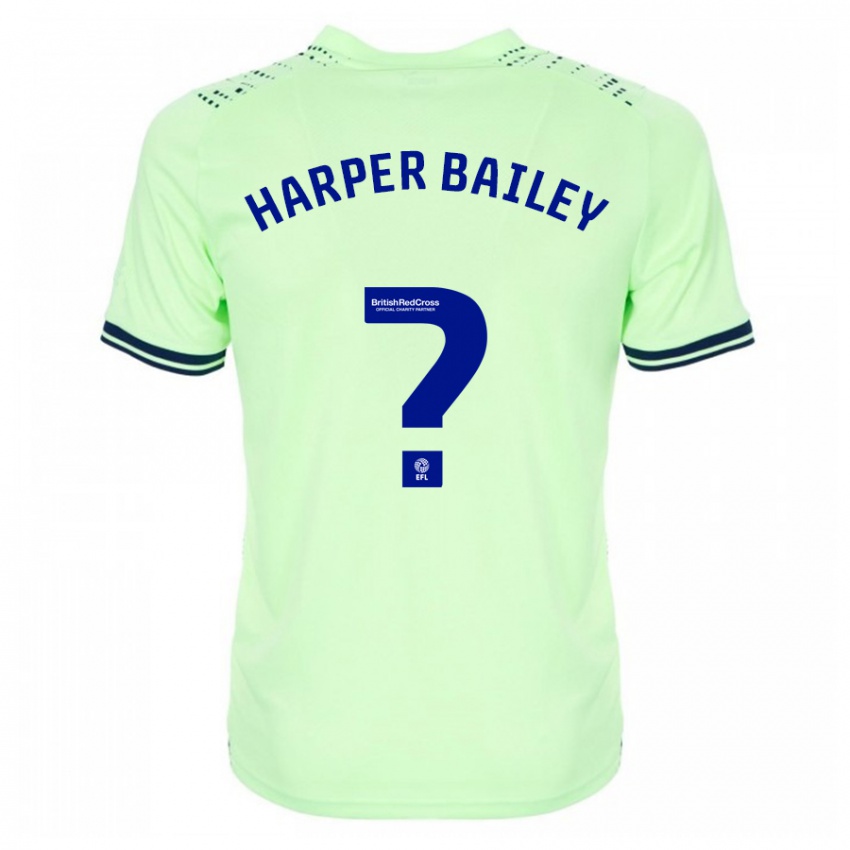Kinder Aaron Harper-Bailey #0 Marine Auswärtstrikot Trikot 2023/24 T-Shirt
