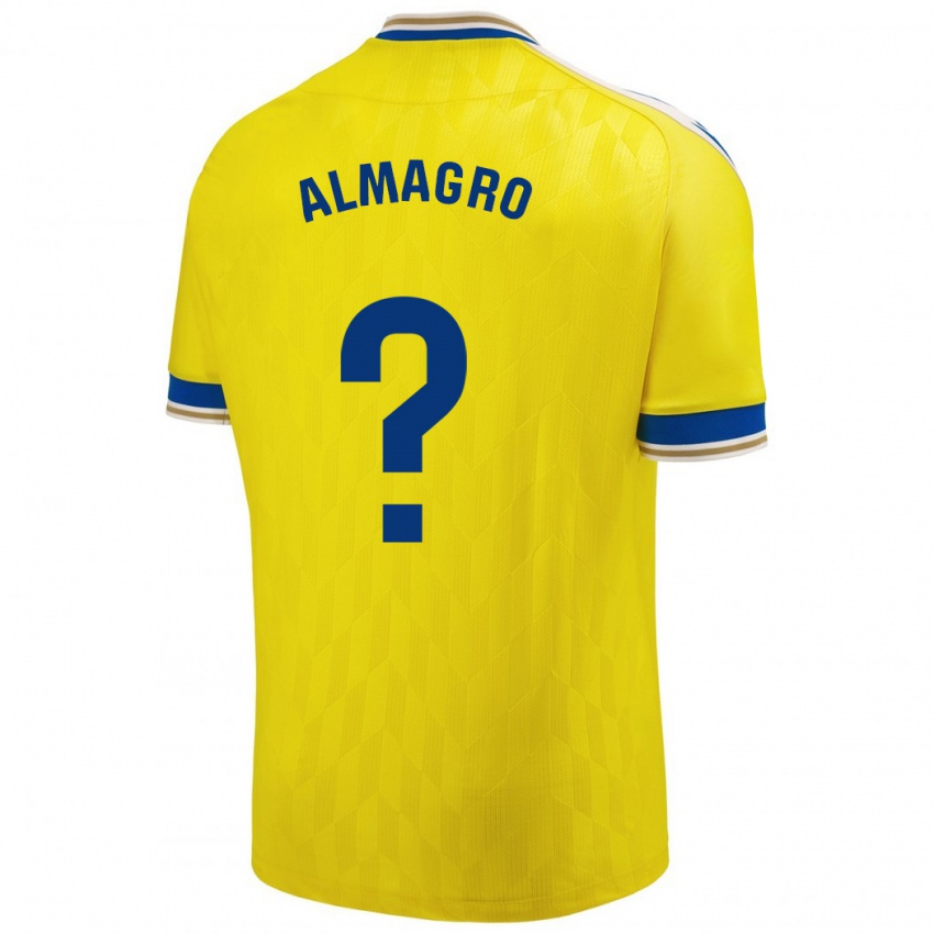 Herren Samu Almagro #0 Gelb Heimtrikot Trikot 2023/24 T-Shirt
