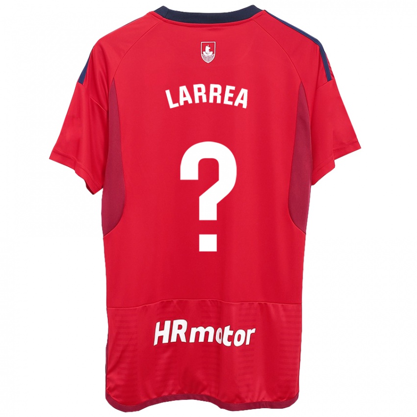 Herren Unai Larrea #0 Rot Heimtrikot Trikot 2023/24 T-Shirt