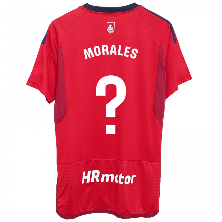 Herren Anai Morales #0 Rot Heimtrikot Trikot 2023/24 T-Shirt