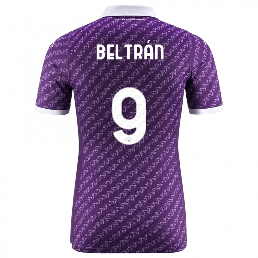 Herren Lucas Beltrán #9 Violett Heimtrikot Trikot 2023/24 T-Shirt