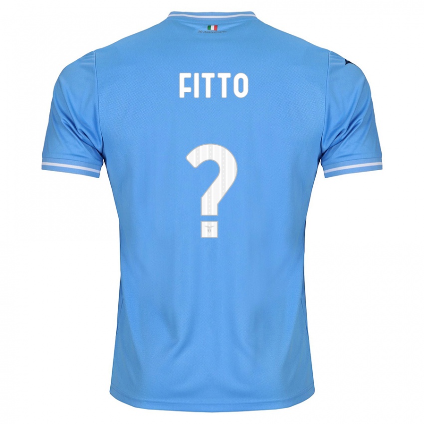 Herren Gabriele Fitto #0 Blau Heimtrikot Trikot 2023/24 T-Shirt