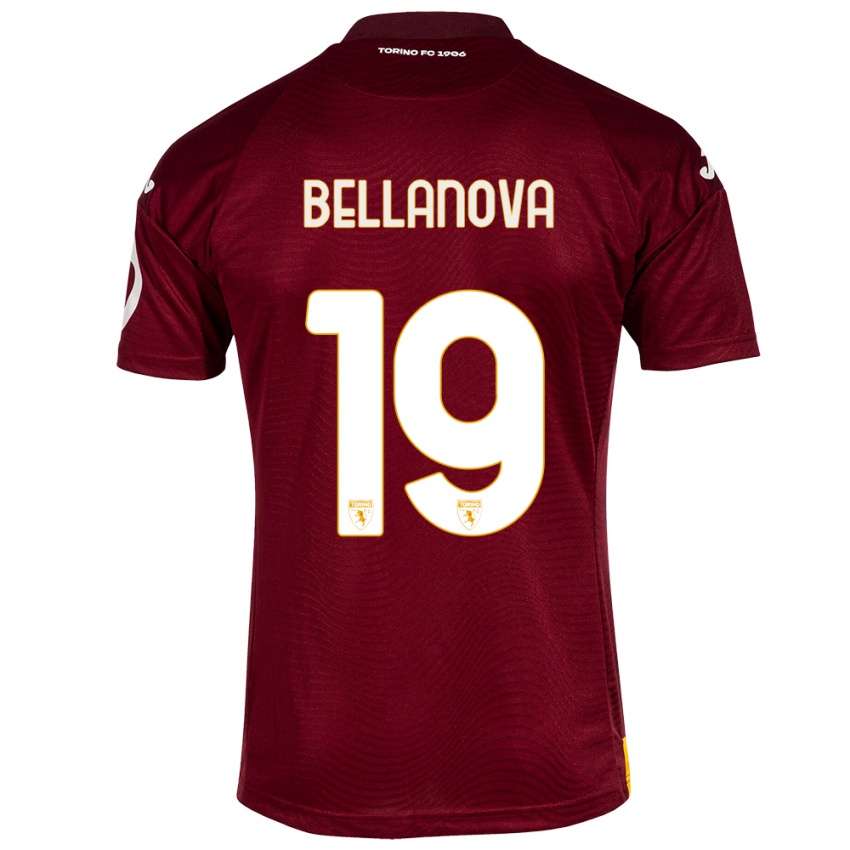 Herren Raoul Bellanova #19 Dunkelrot Heimtrikot Trikot 2023/24 T-Shirt