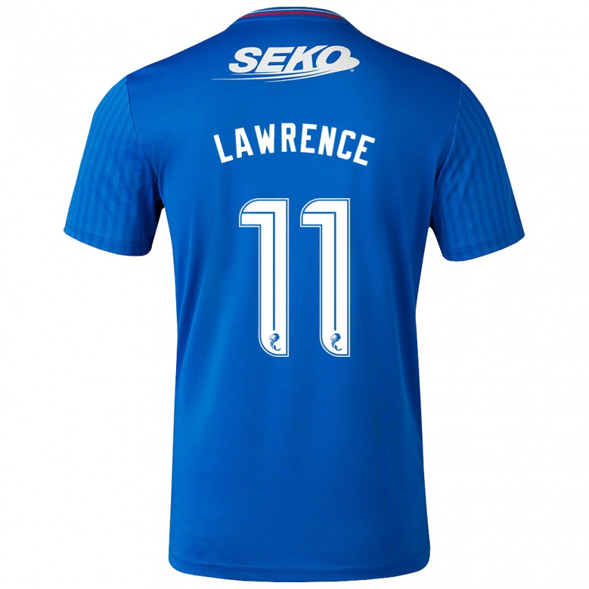 Herren Tom Lawrence #11 Blau Heimtrikot Trikot 2023/24 T-Shirt