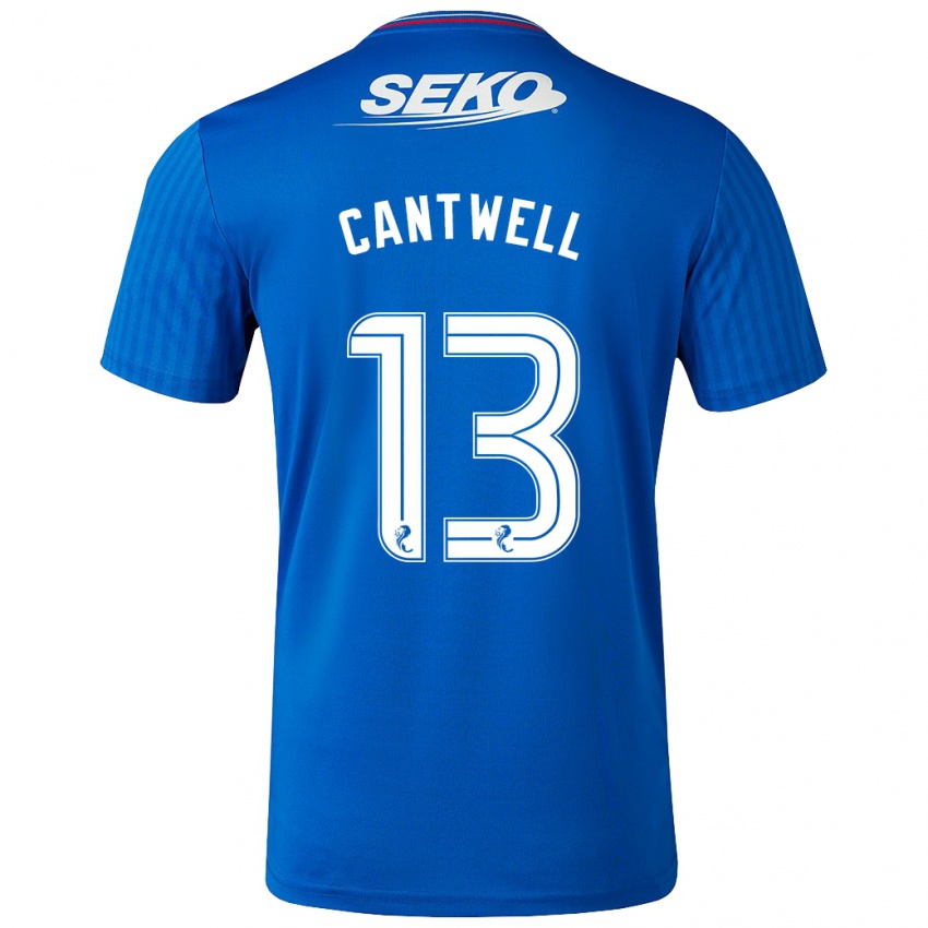 Herren Todd Cantwell #13 Blau Heimtrikot Trikot 2023/24 T-Shirt