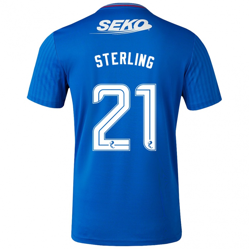 Herren Dujon Sterling #21 Blau Heimtrikot Trikot 2023/24 T-Shirt