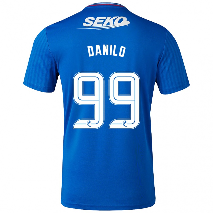 Herren Danilo #99 Blau Heimtrikot Trikot 2023/24 T-Shirt