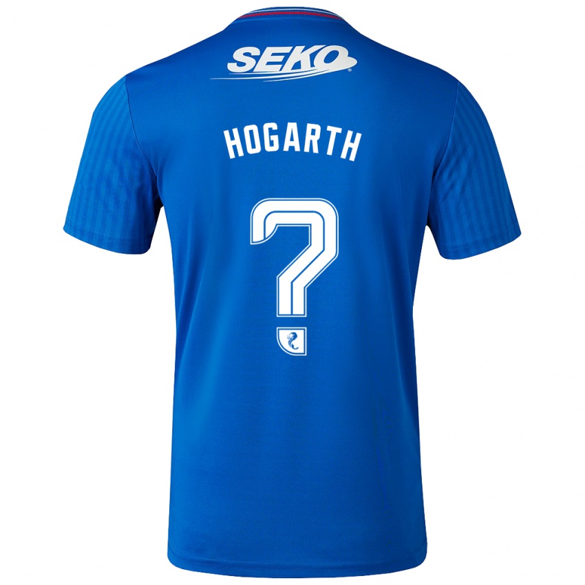 Herren Jay Hogarth #0 Blau Heimtrikot Trikot 2023/24 T-Shirt
