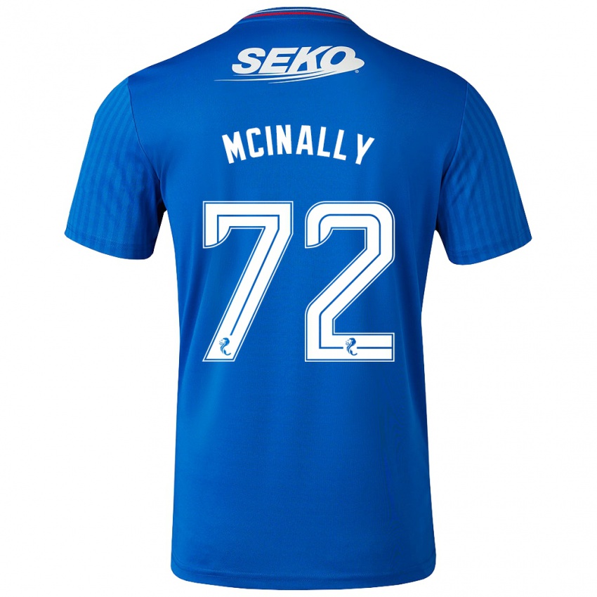 Herren Darren Mcinally #72 Blau Heimtrikot Trikot 2023/24 T-Shirt