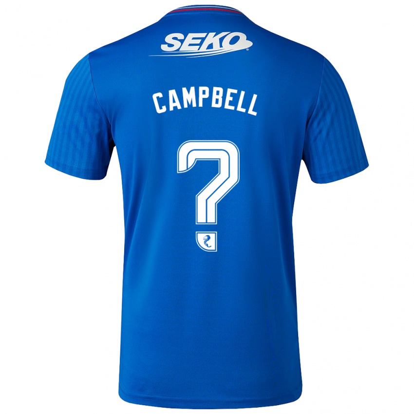 Herren Connor Campbell #0 Blau Heimtrikot Trikot 2023/24 T-Shirt