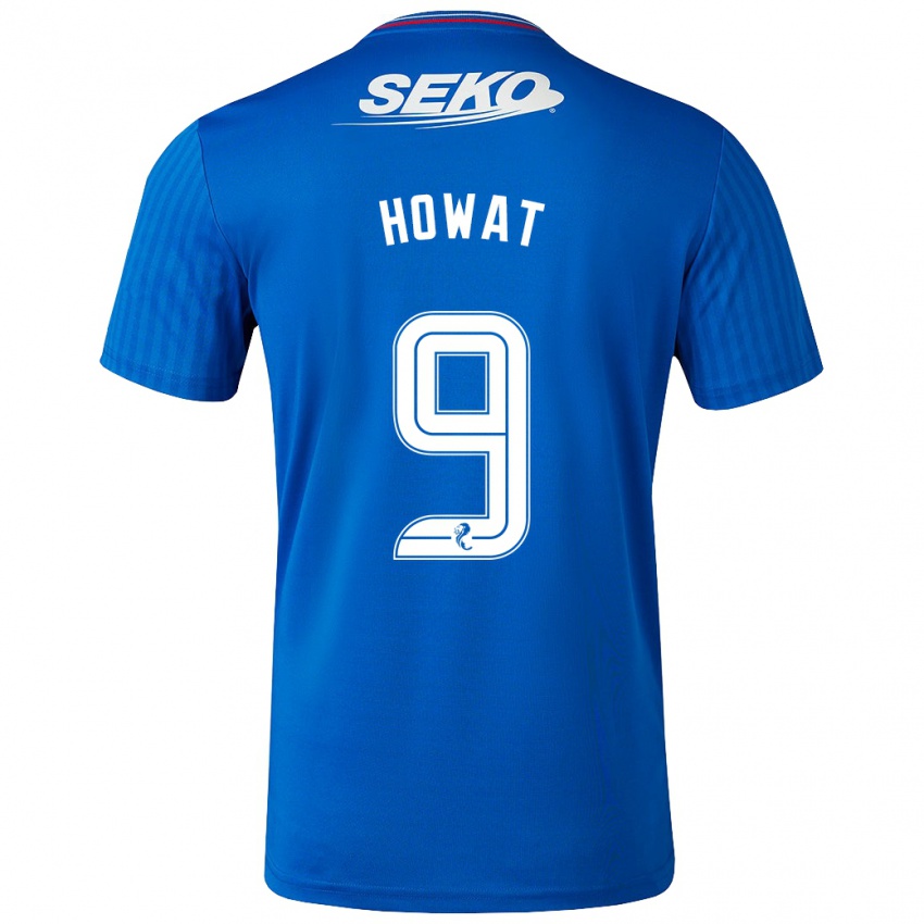 Herren Kirsty Howat #9 Blau Heimtrikot Trikot 2023/24 T-Shirt
