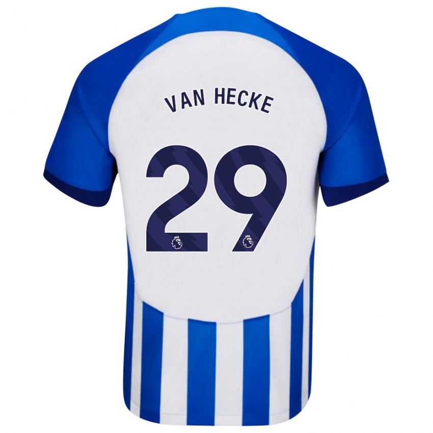 Herren Jan Paul Van Hecke #29 Blau Heimtrikot Trikot 2023/24 T-Shirt